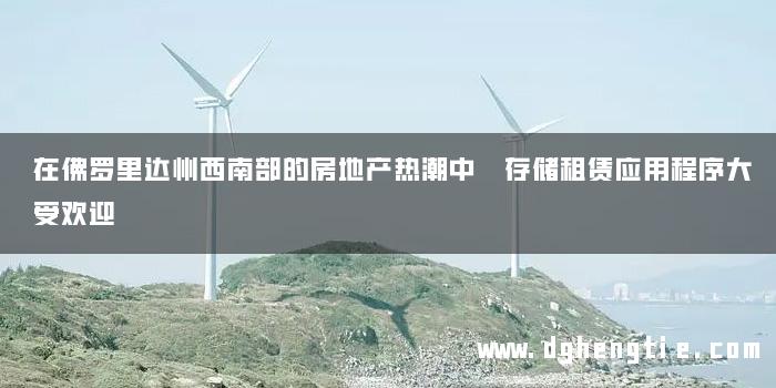 在佛罗里达州西南部的房地产热潮中 存储租赁应用程序大受欢迎